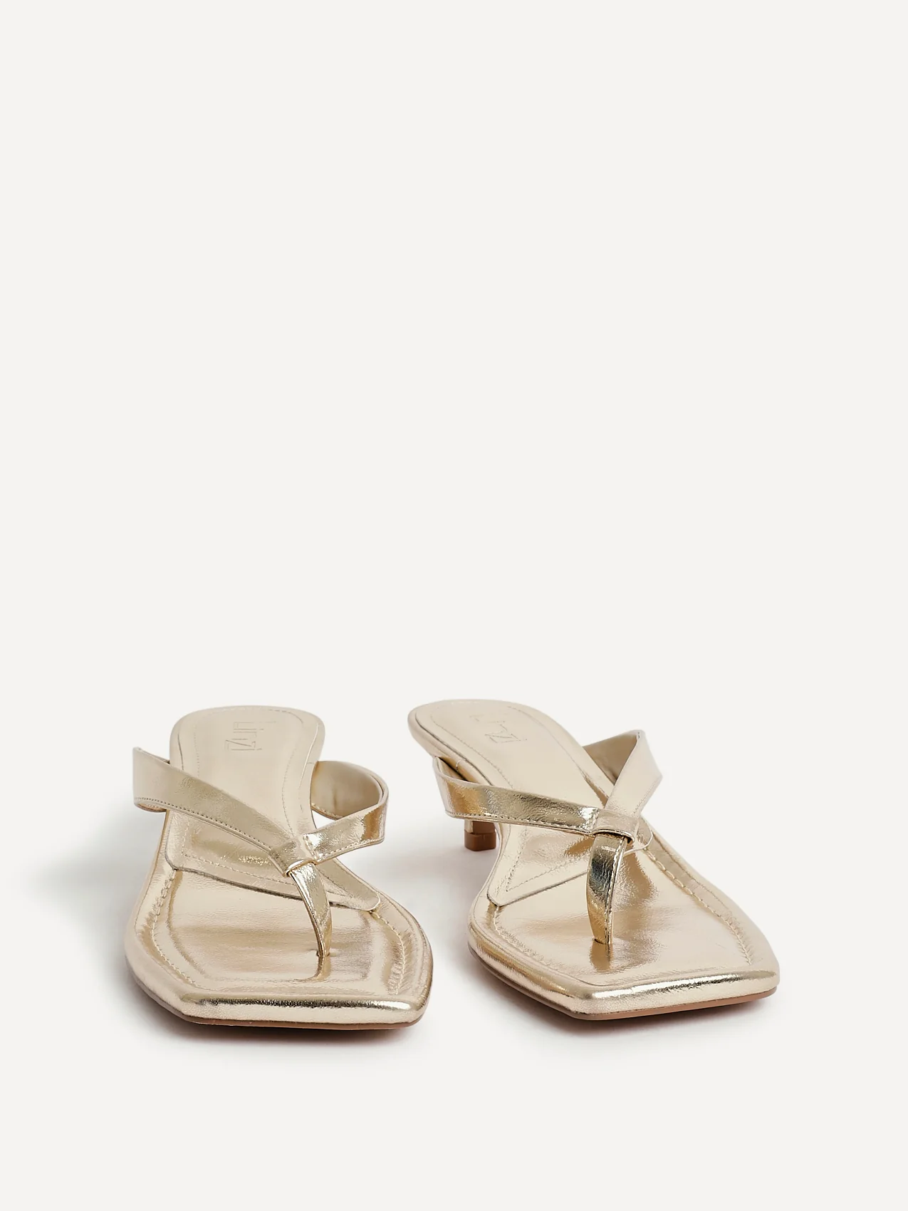 Potential Gold Toe Post Kitten Heels - Image 3