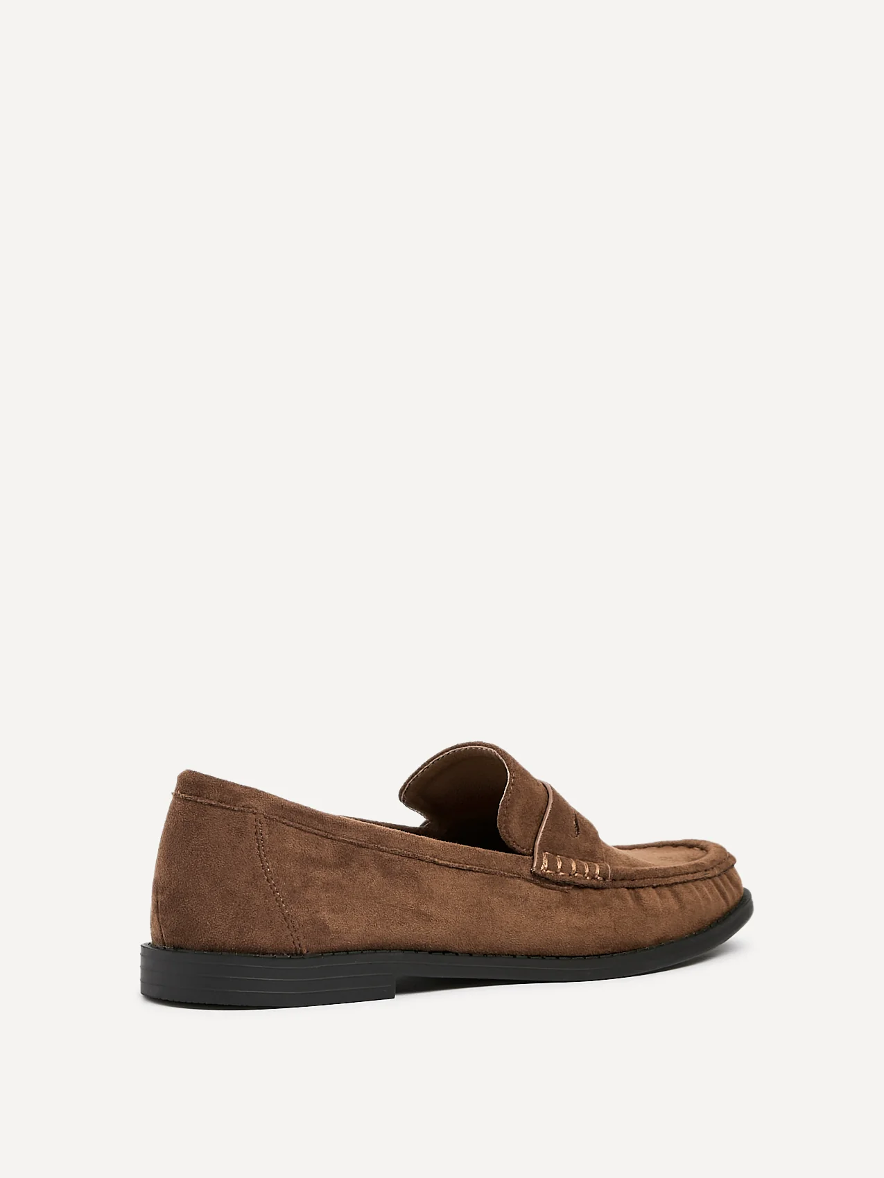 Precise Tan Faux Suede Loafers - Image 5