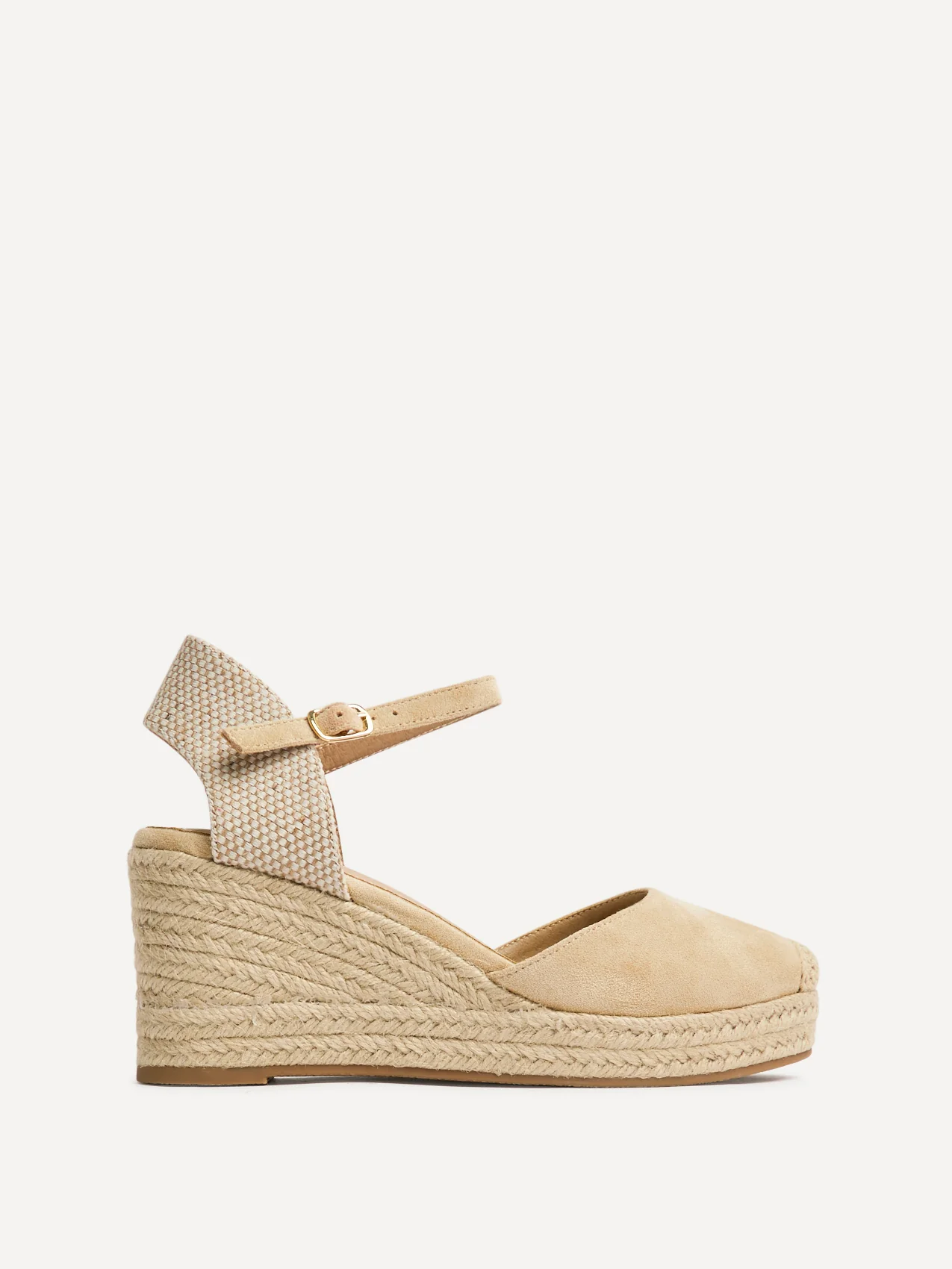 Present Beige Closed Toe Wedges - Image 2