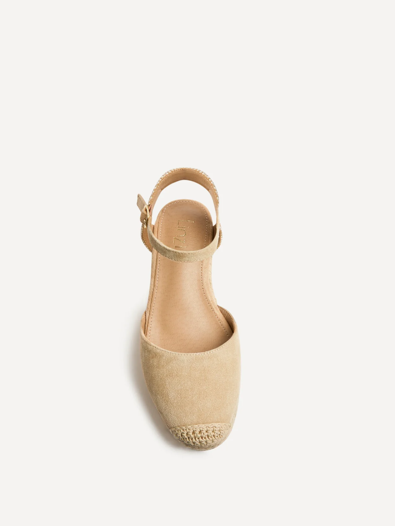 Present Beige Closed Toe Wedges - Image 4