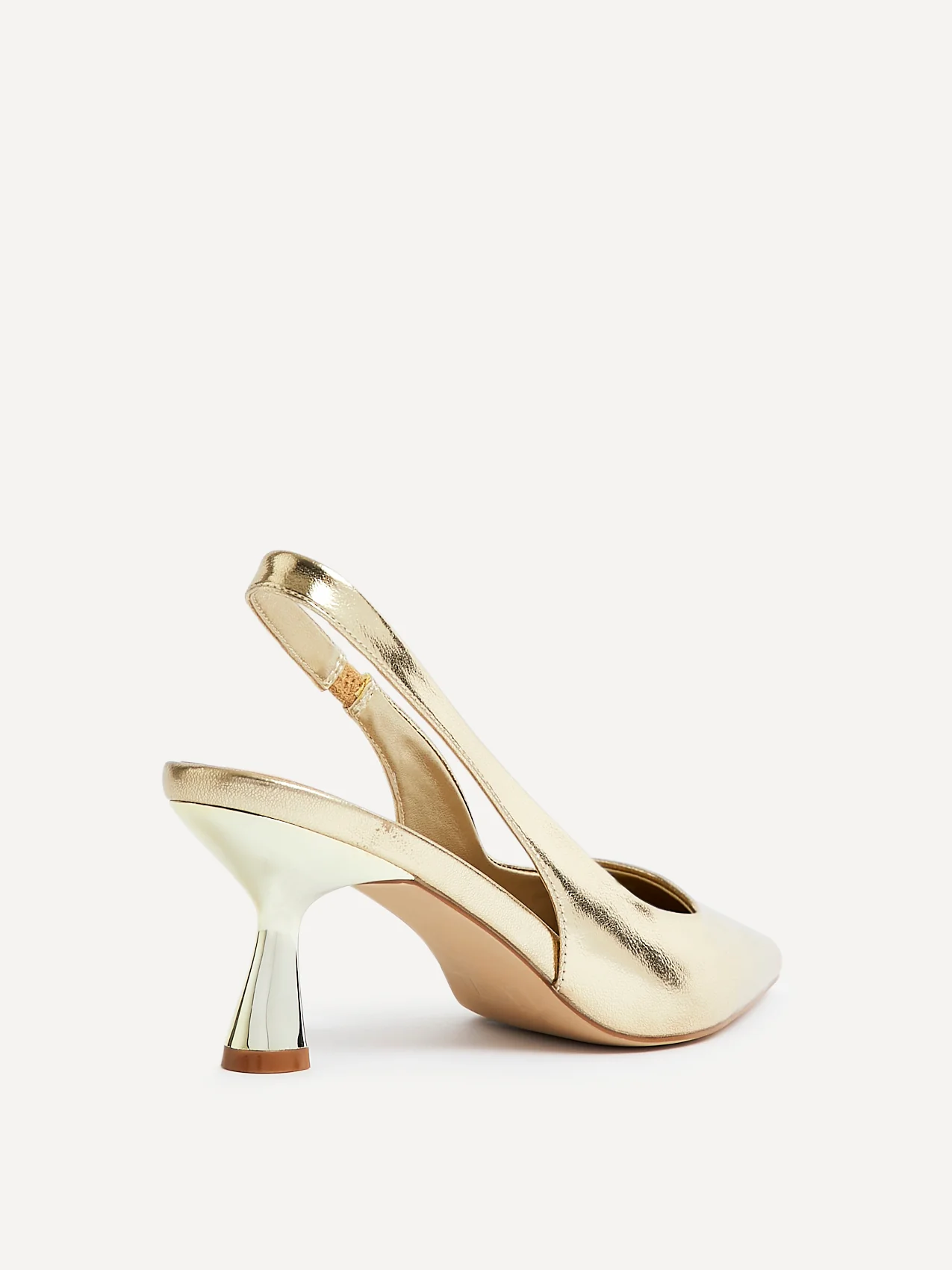 Presley Gold Court Heels - Image 5