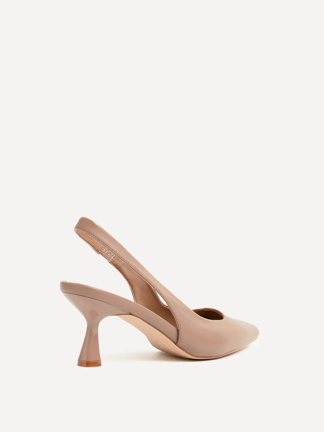 Presley Mocha Faux Leather Court Heels - Image 5