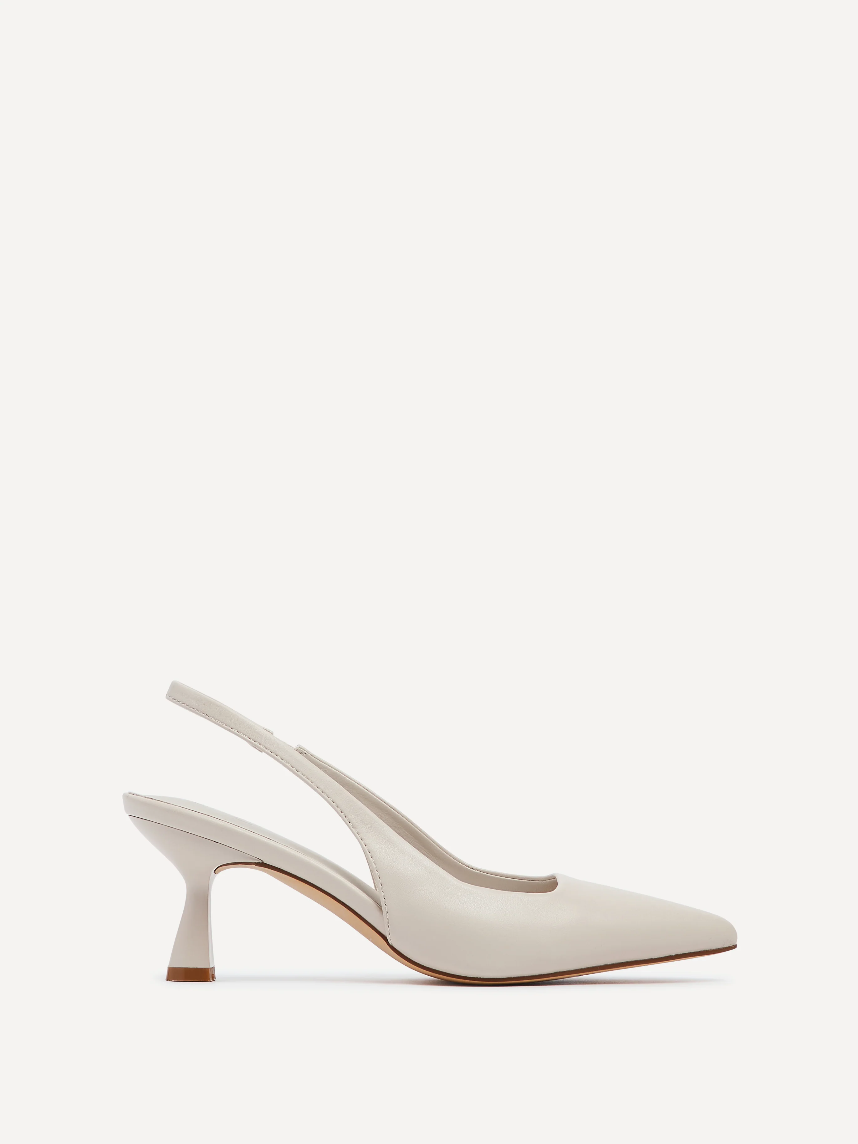 Presley Nude Faux Leather Court Heels - Image 2