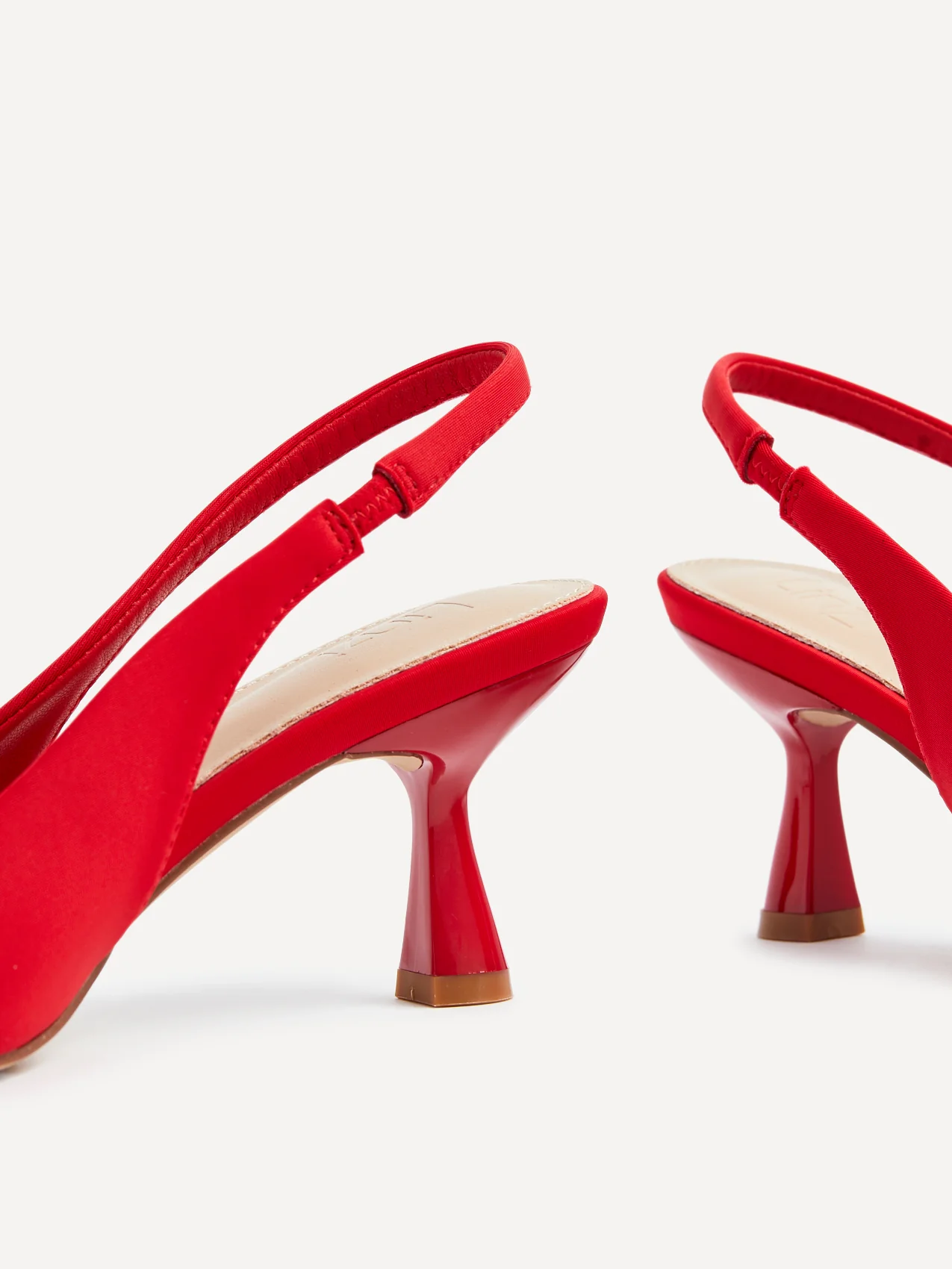 Presley Red Lycra Court Heels - Image 5