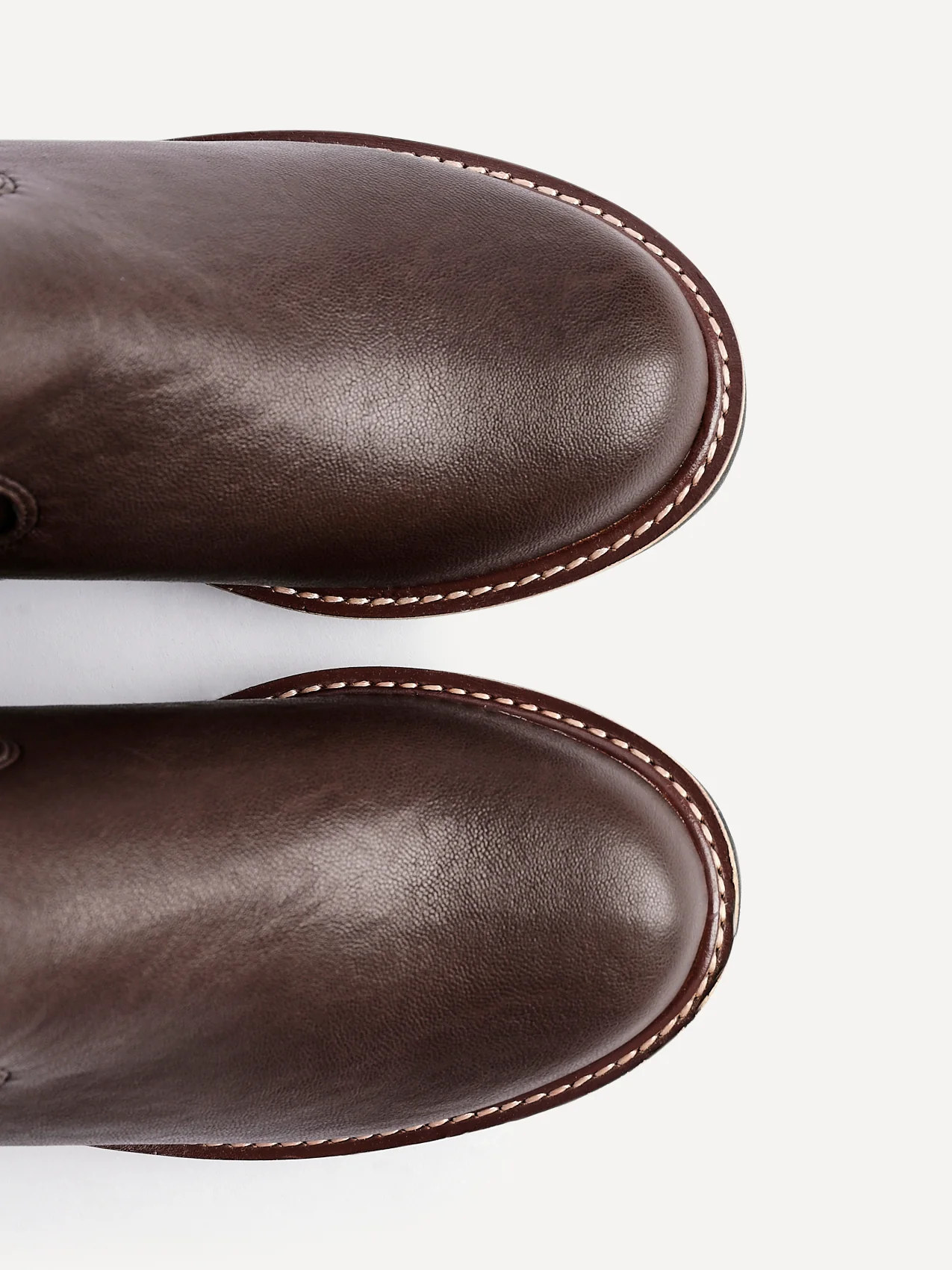 Pulse Wide Fit Brown Wedged Ankle Boots - Image 5