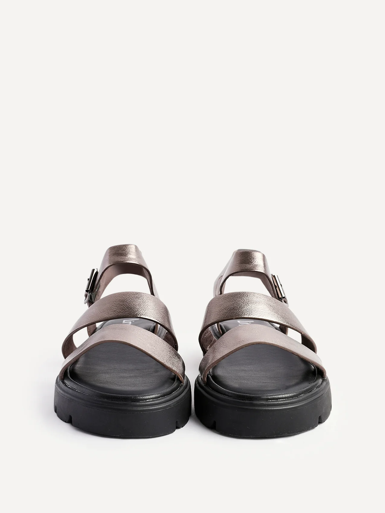 Ramona Pewter Gladiator Sandals - Image 5