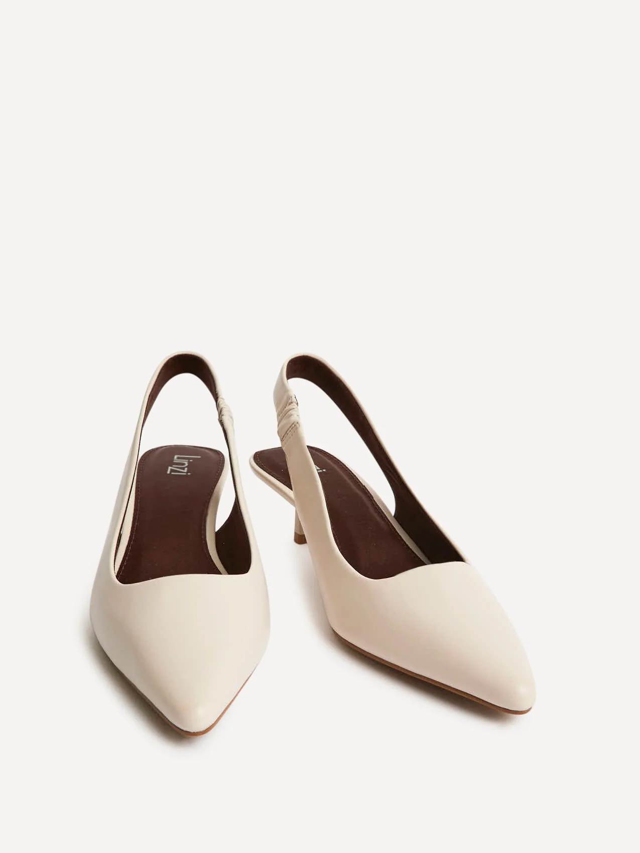 Reign Nude Faux Leather Court Heels - Image 3