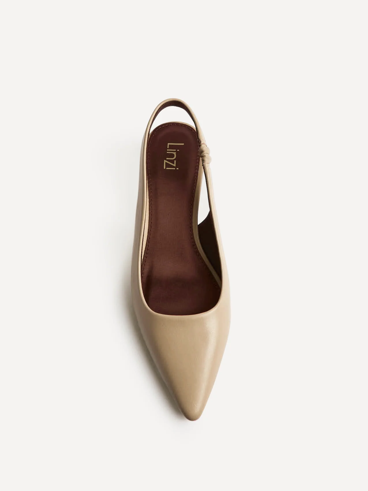 Reign Taupe Faux Leather Court Heels - Image 4