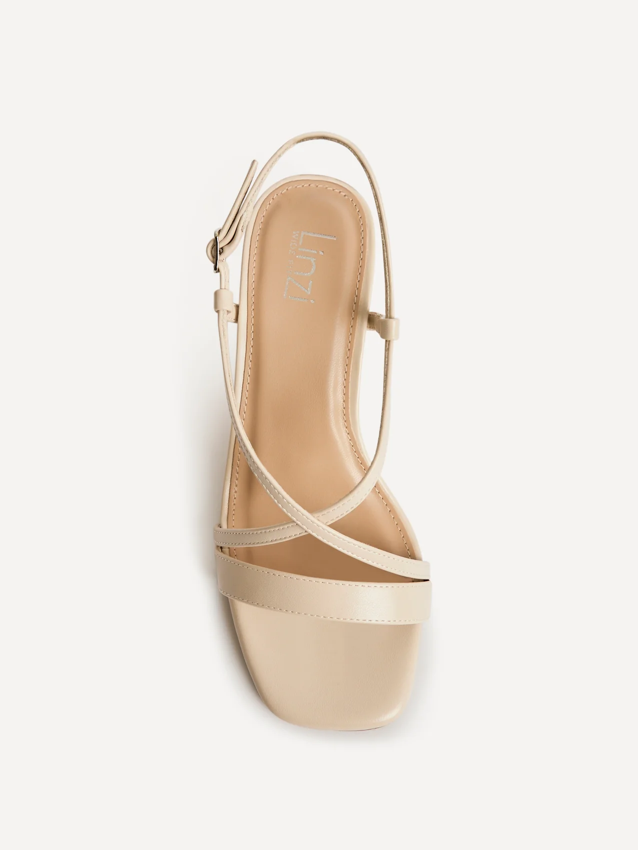 Remain Wide Fit Nude Heeled Sandals - Image 4