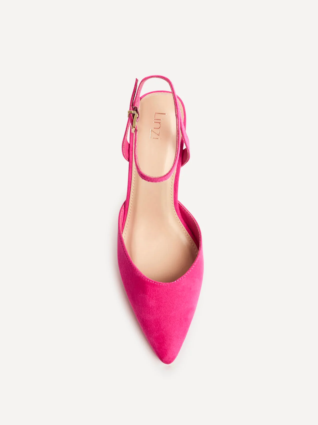 Rendall Fuchsia Faux Suede Court Heels - Image 4