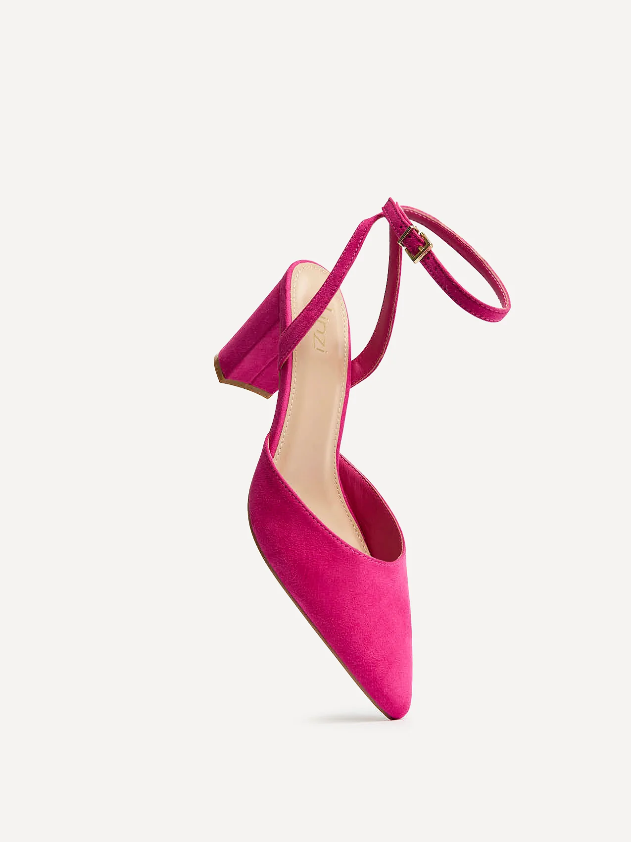 Rendall Fuchsia Faux Suede Court Heels - Image 5