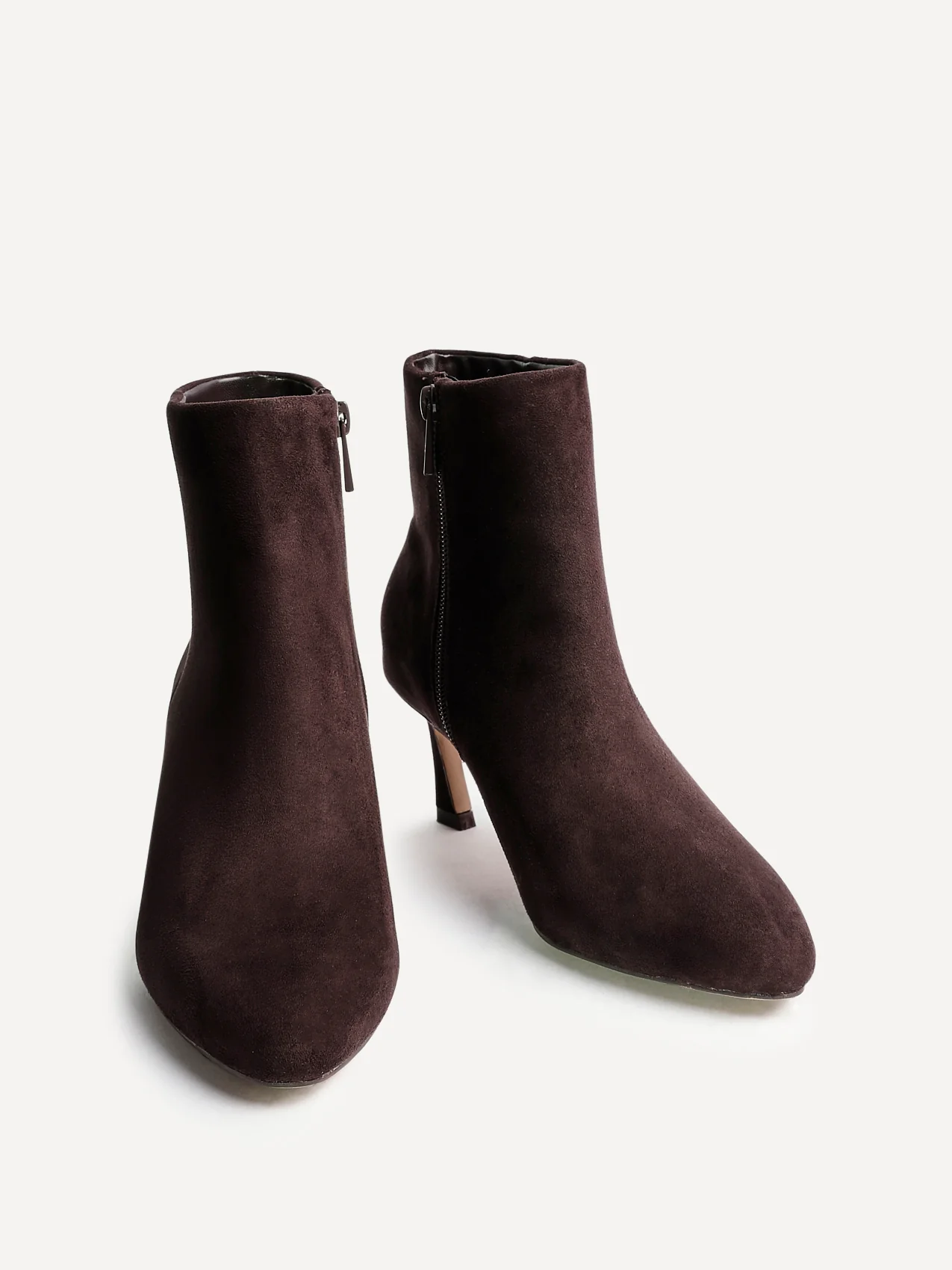 Reserve Brown Stiletto Ankle Boots - Image 3