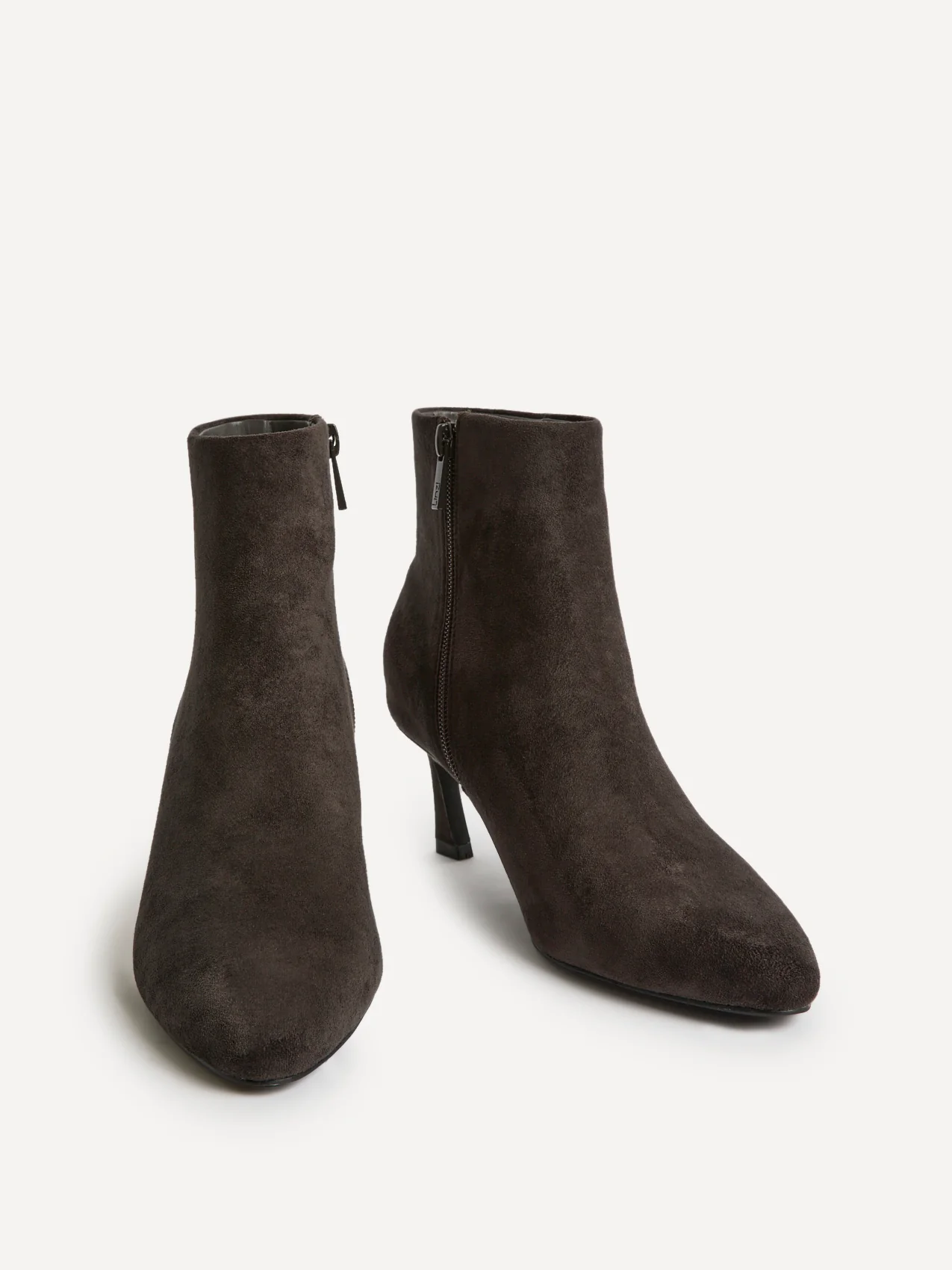 Reserve Grey Stiletto Ankle Boots - Image 3