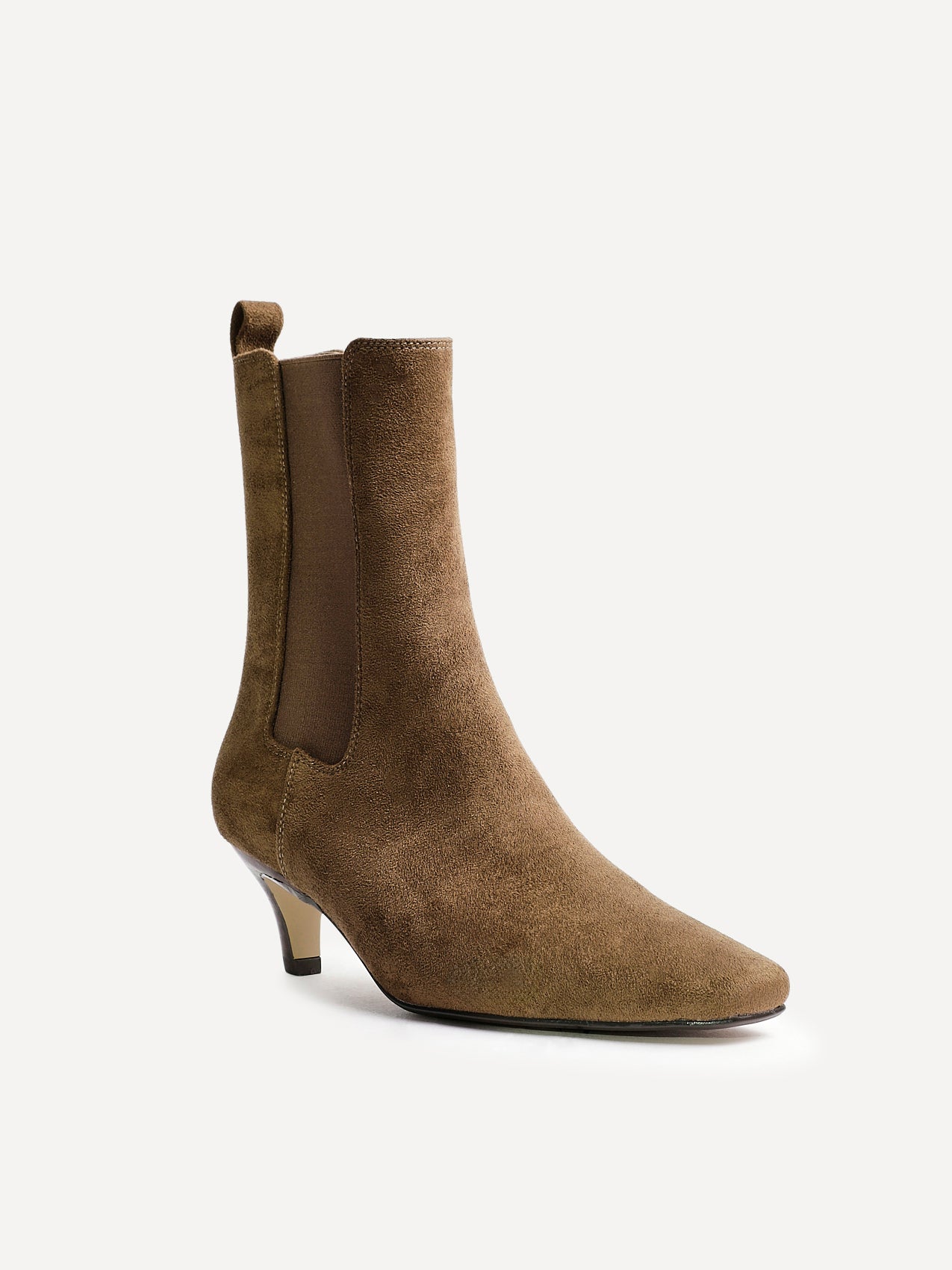 Ritual Sand Kitten Heel Chelsea Boots - Image 5