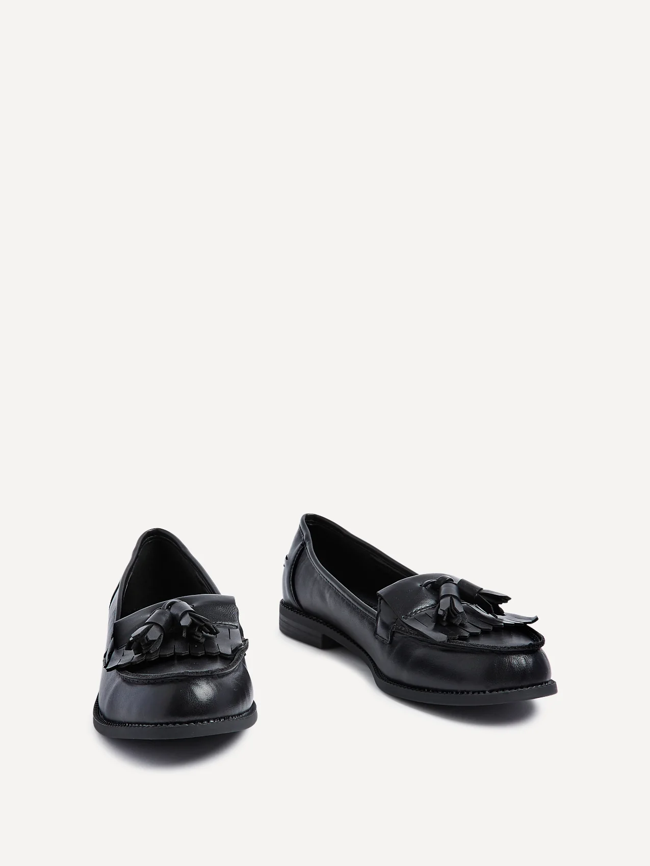 Rosemary Black Nappa Loafers - Image 3