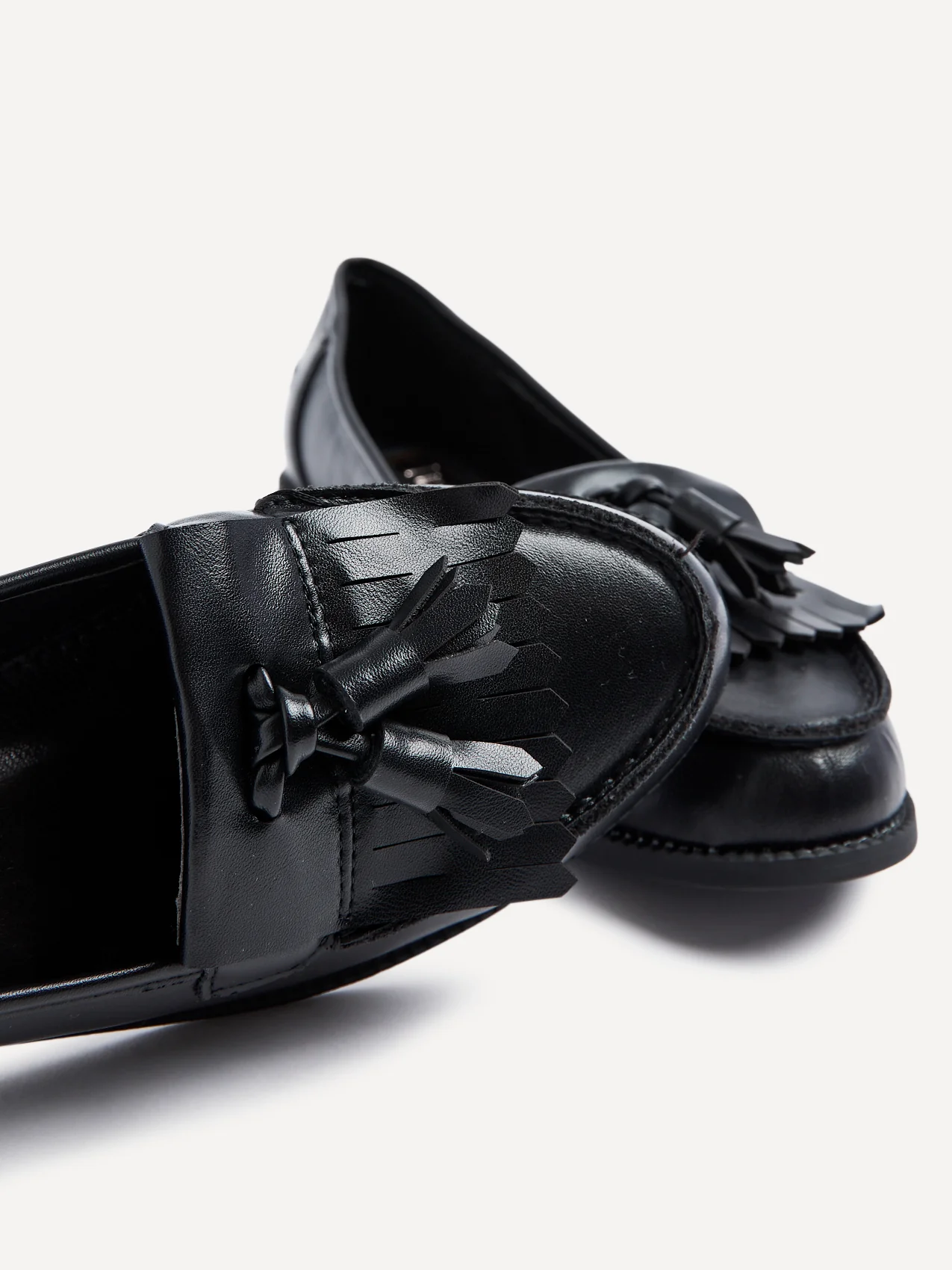 Rosemary Black Nappa Loafers - Image 5