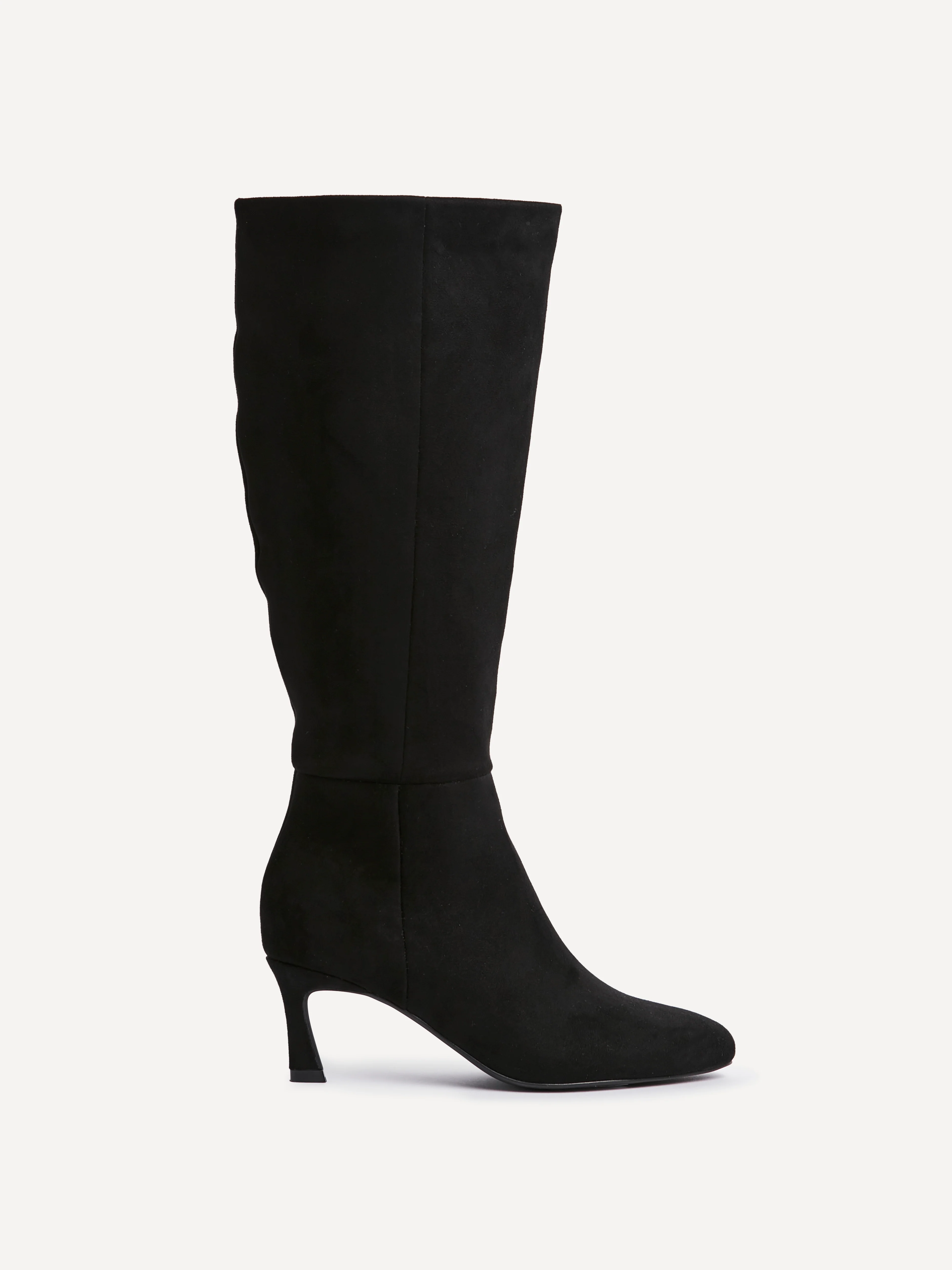 Rush Black Long Stiletto Boots - Image 3