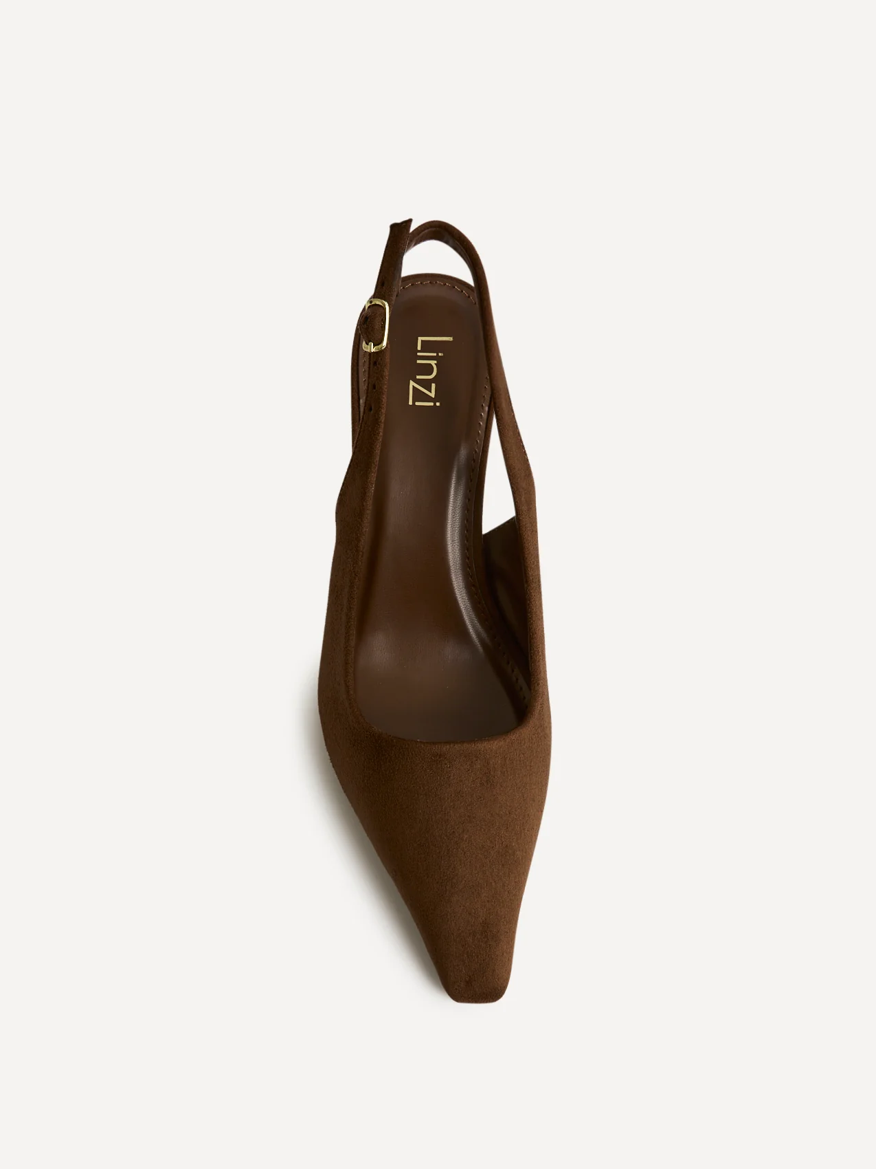 Saint Brown Slingback Court Heels - Image 4