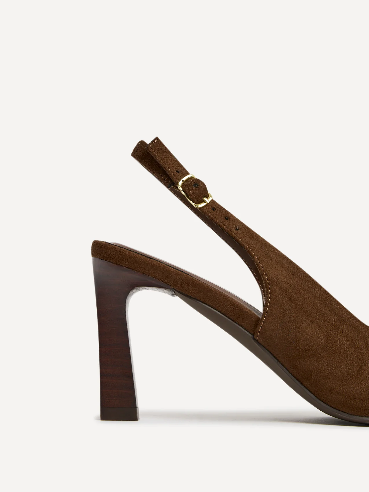 Saint Brown Slingback Court Heels - Image 5