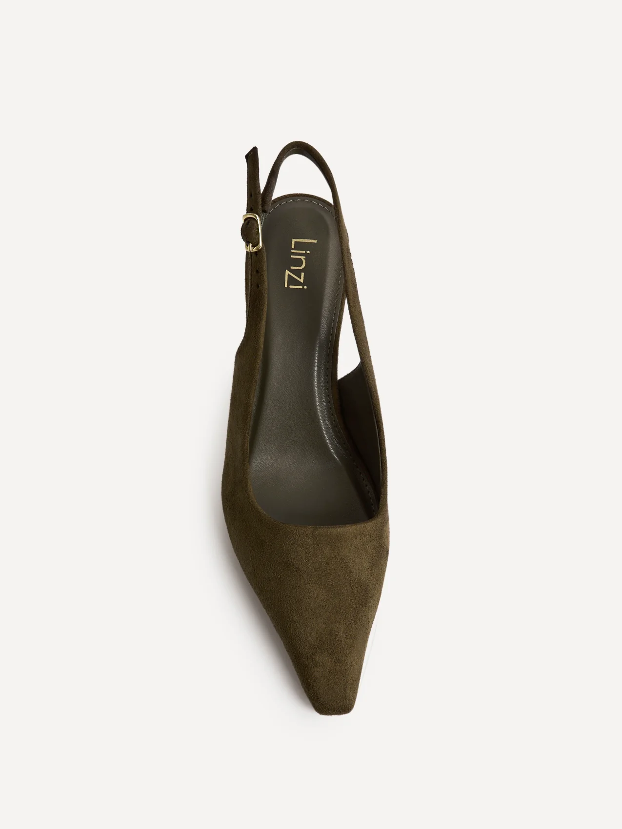 Saint Khaki Slingback Court Heels - Image 4