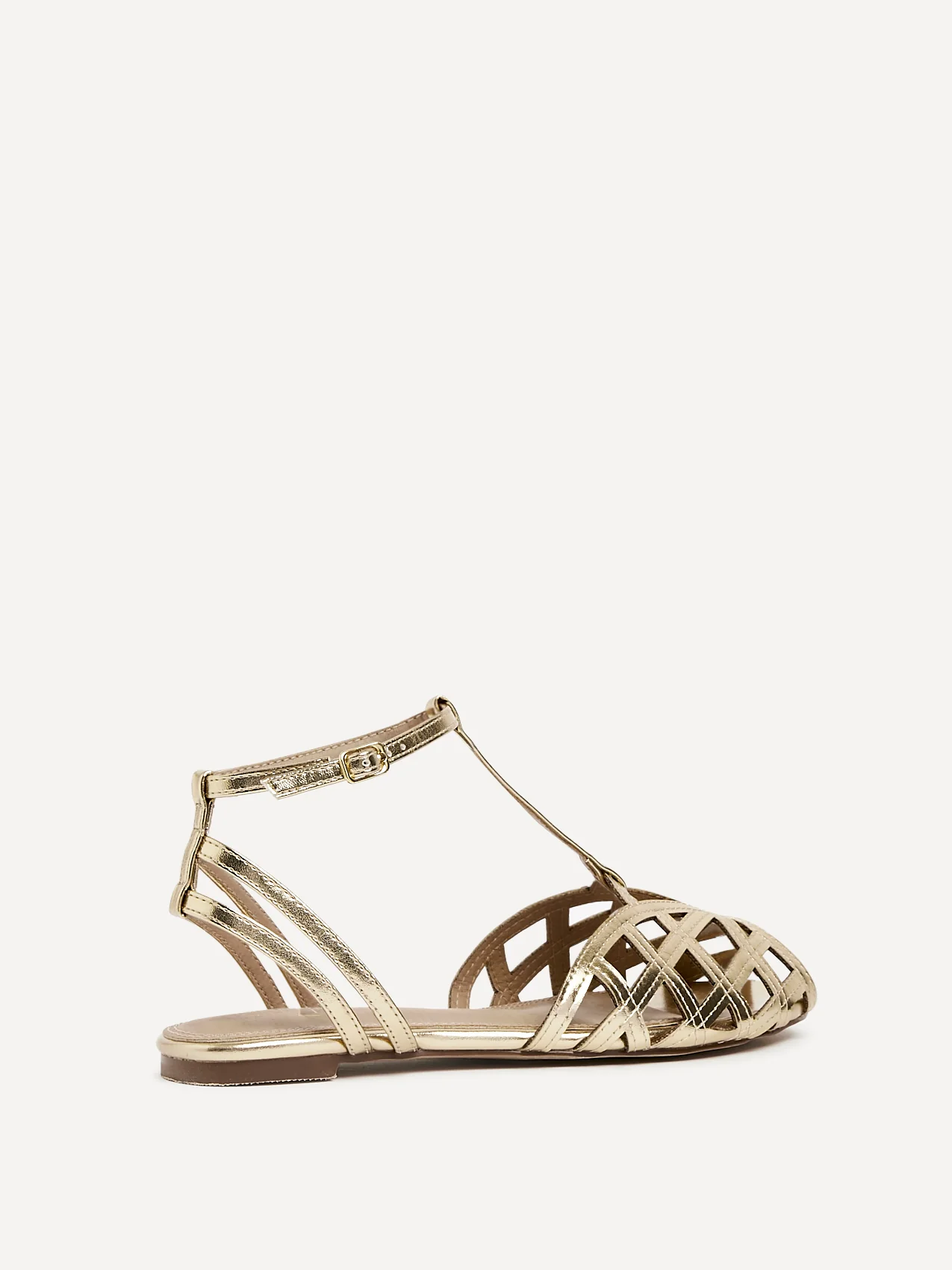 Santi Gold Caged Flat Sandals - Image 5