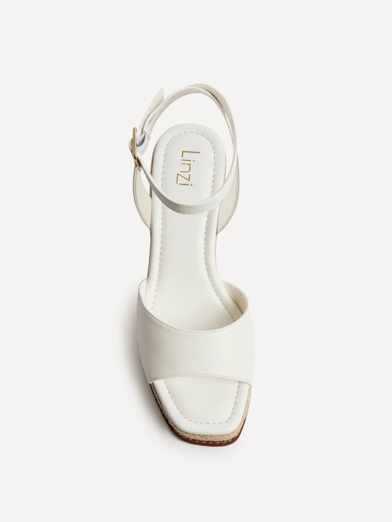 Scene White Wedge Sandals - Image 4