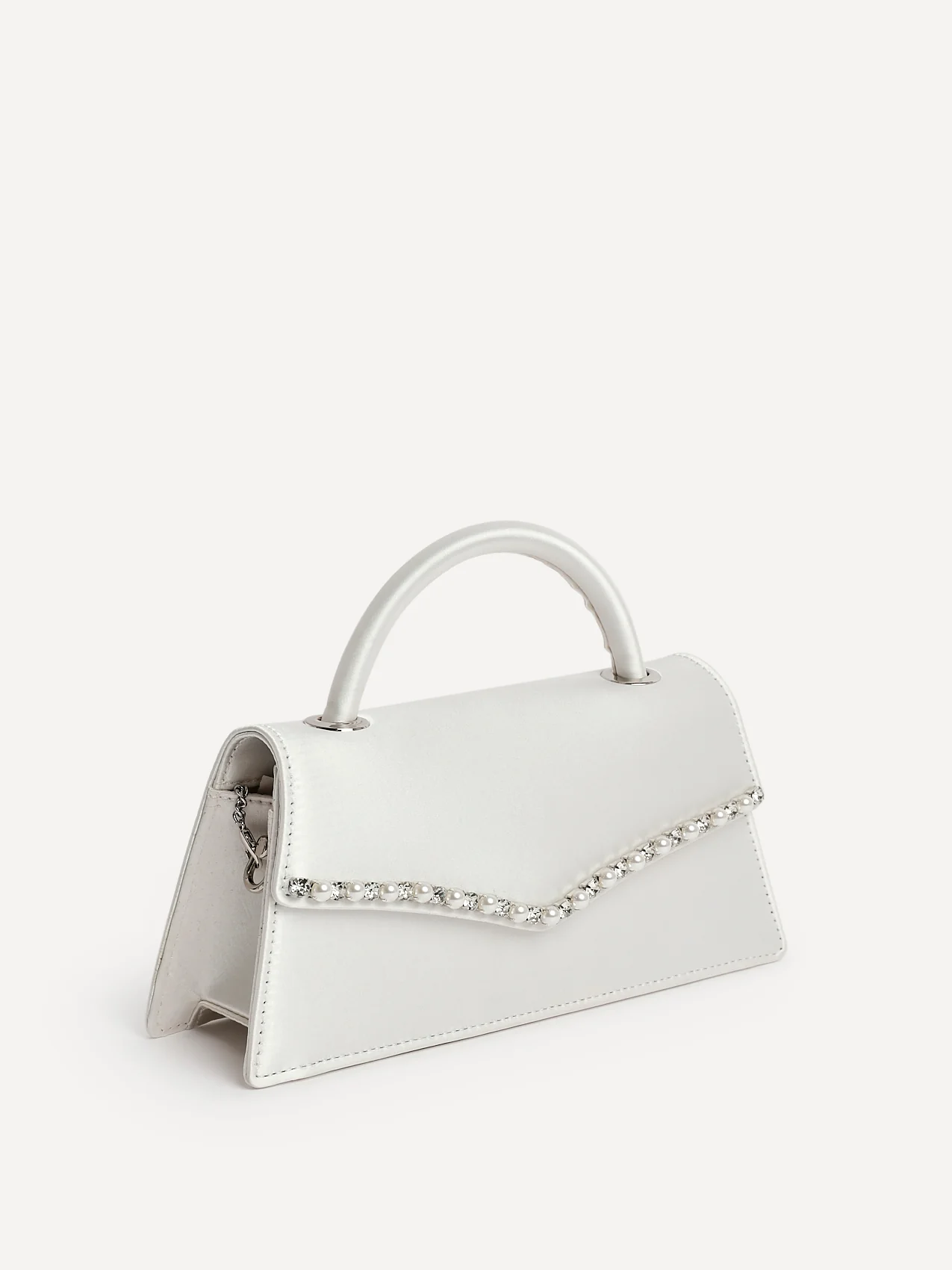 Sorelle Bridal Pearl Embellished Clutch Bag - Image 3