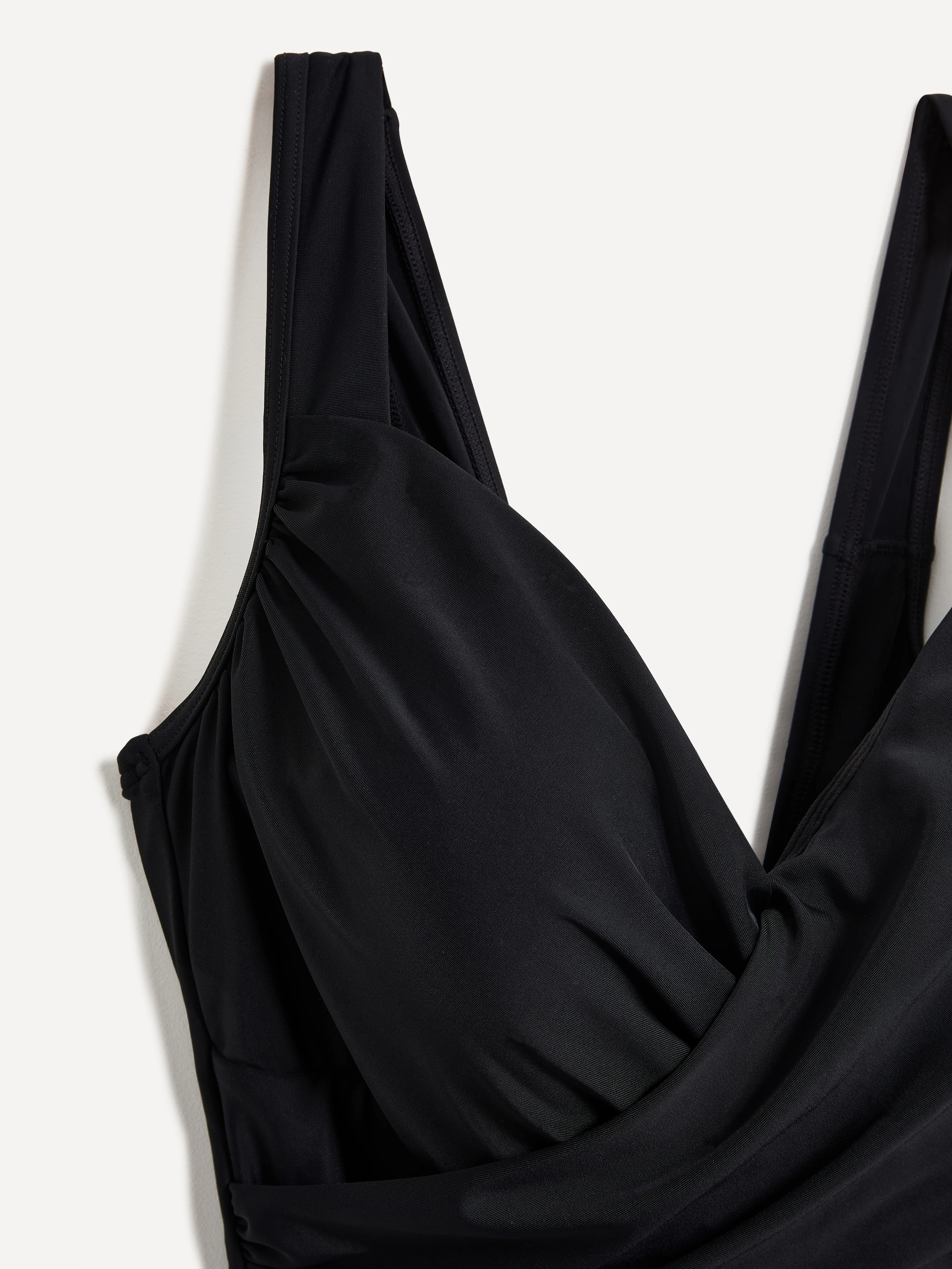 Sorrento Black Draped Swimsuit - Image 3