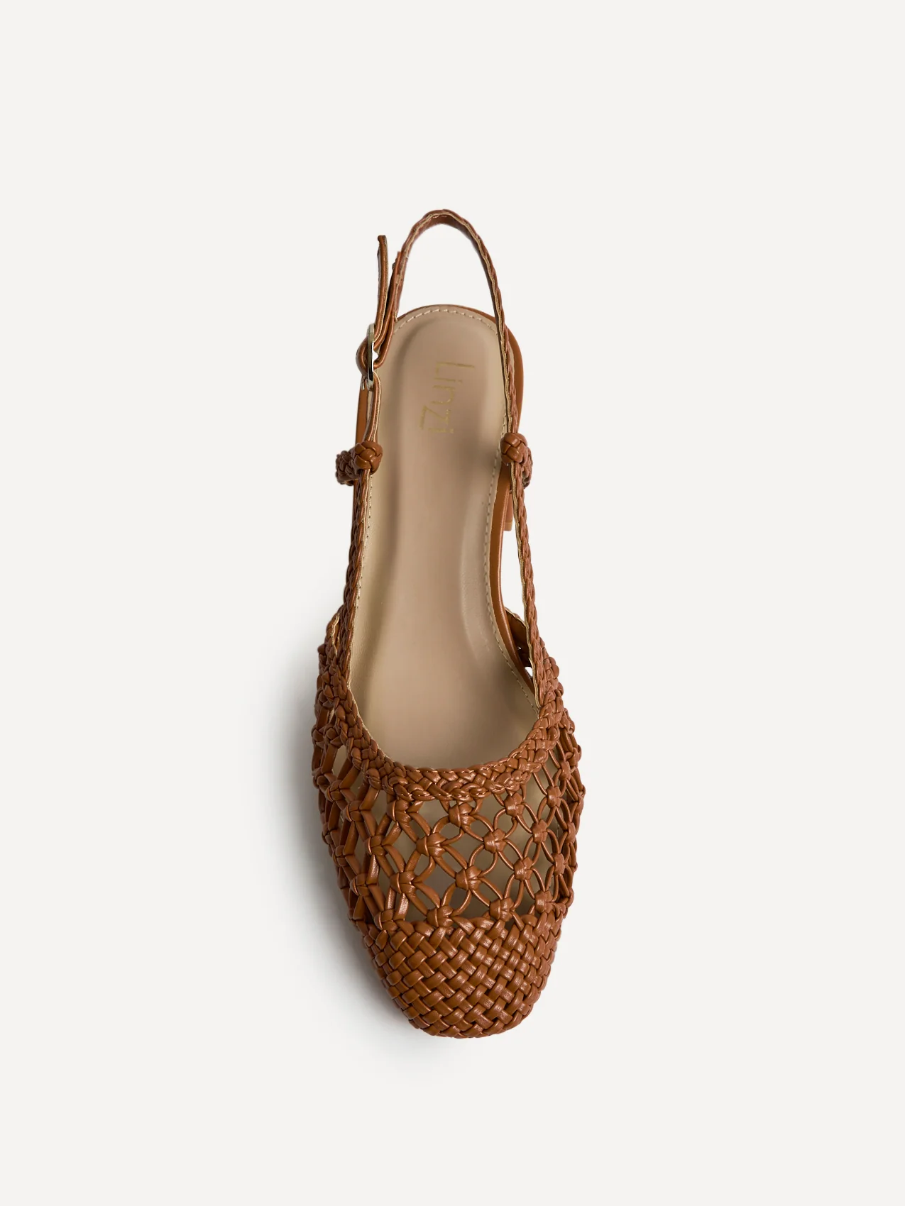 Spring Tan Handwoven Court Heels - Image 4