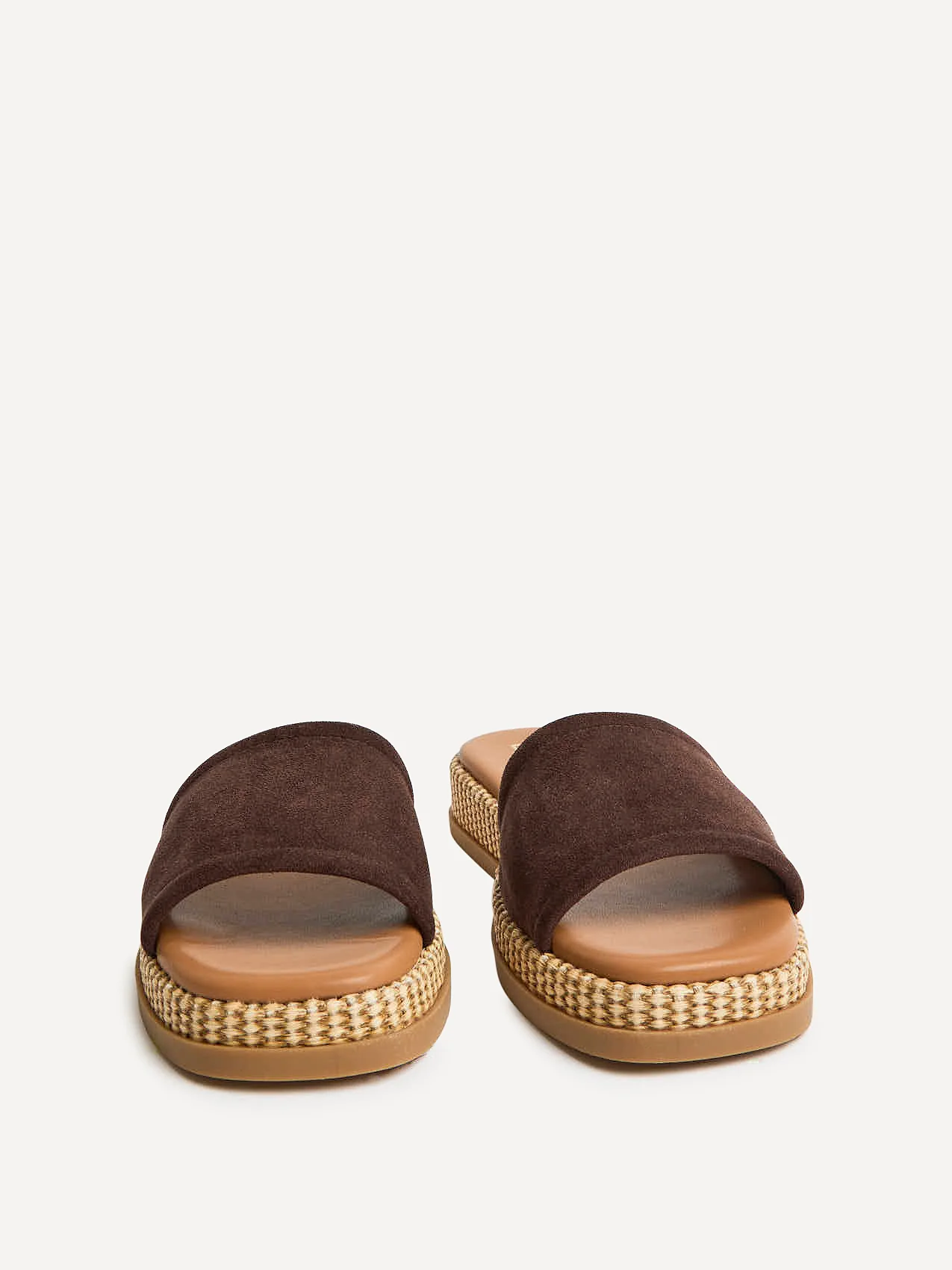 Stay Brown Flatform Mule Sandals - Image 3