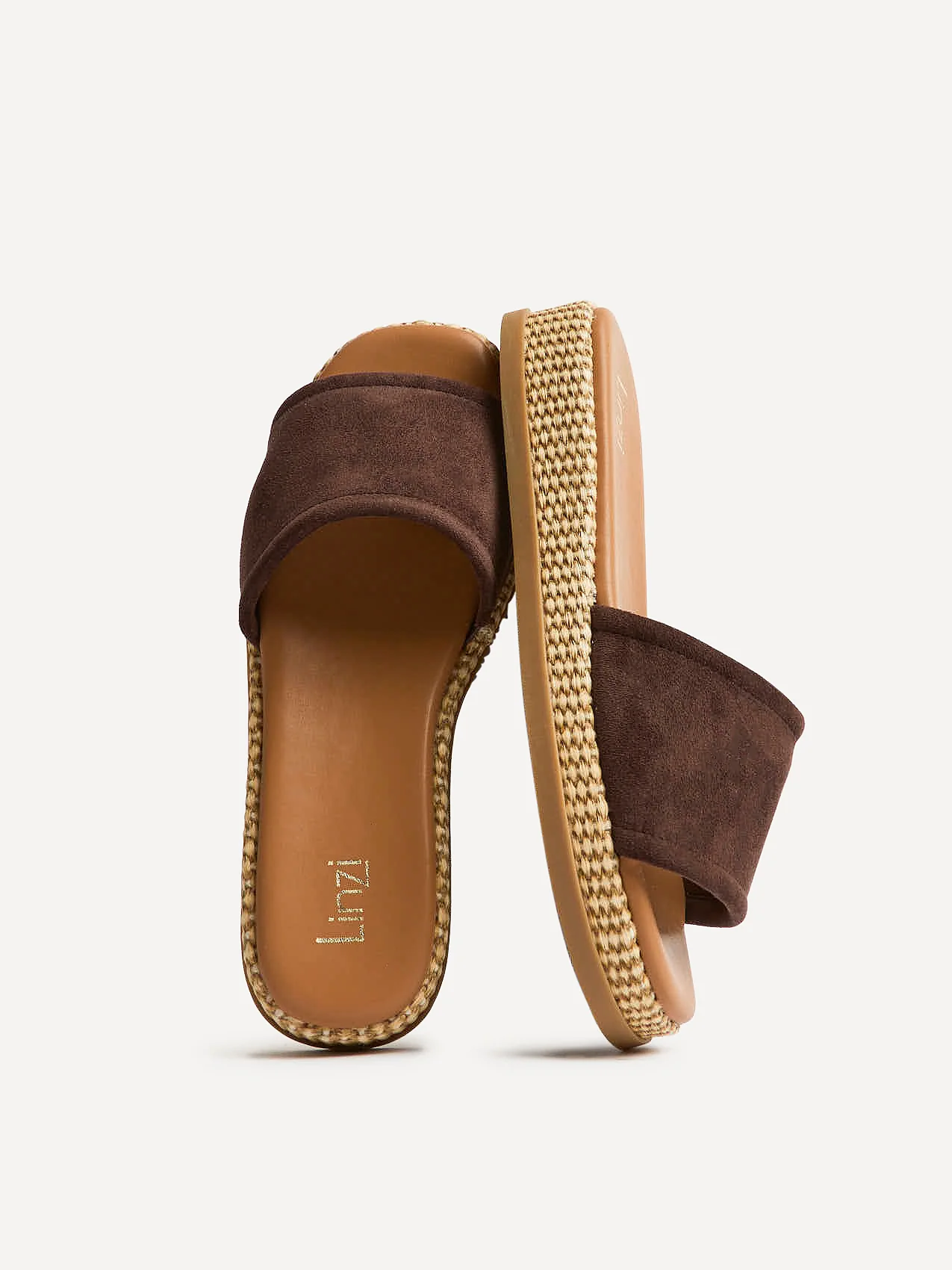 Stay Brown Flatform Mule Sandals - Image 5