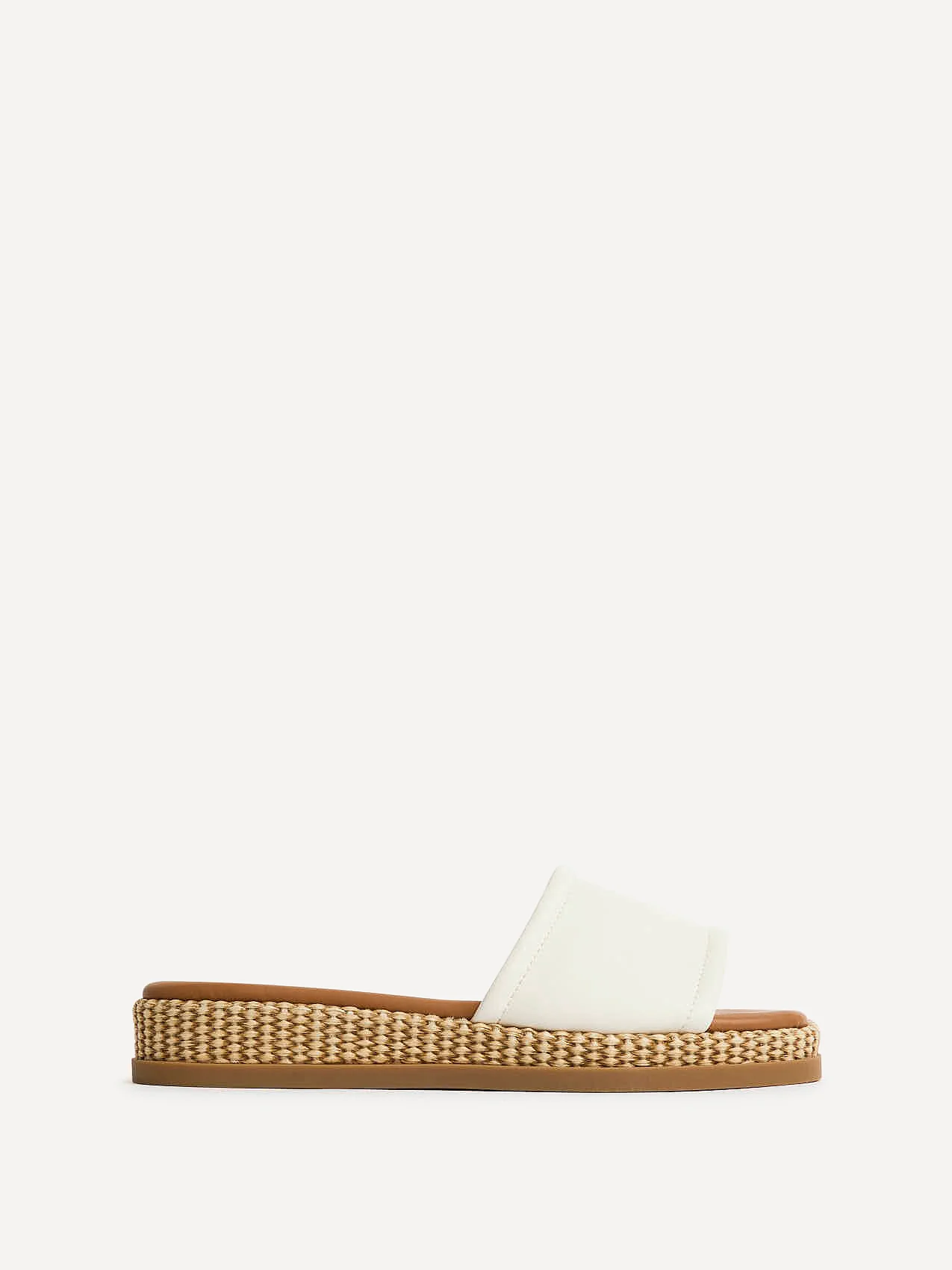 Stay White Flatform Mule Sandals - Image 2