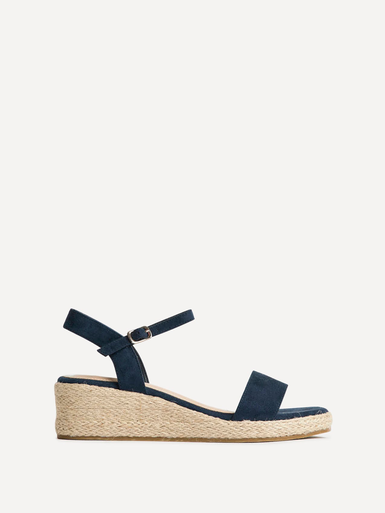 Sunrise Navy Espadrille Flatform Sandals - Image 2