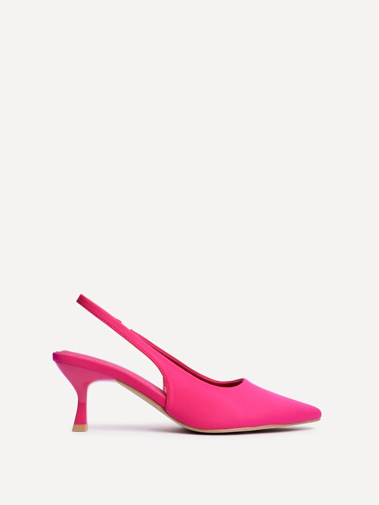 Tavia Fuchsia Scuba Slingback Court Heels - Image 2