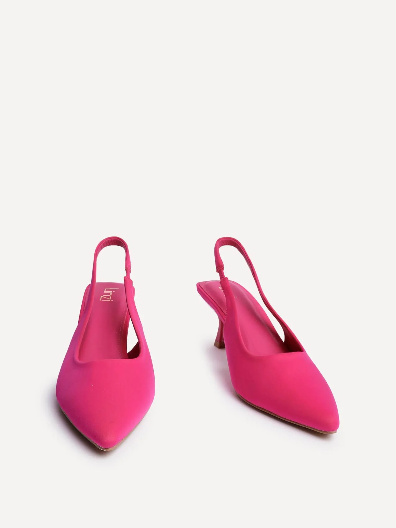 Tavia Fuchsia Scuba Slingback Court Heels - Image 3