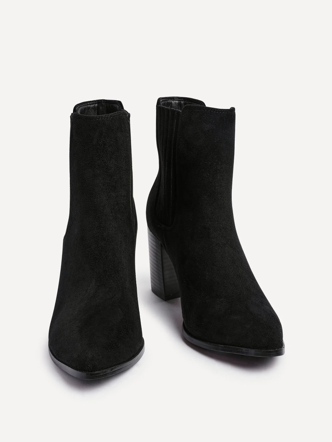 Thrive Black Block Heeled Boots - Image 3