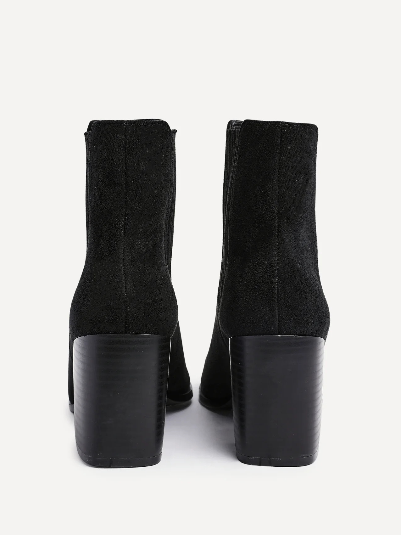 Thrive Black Block Heeled Boots - Image 5