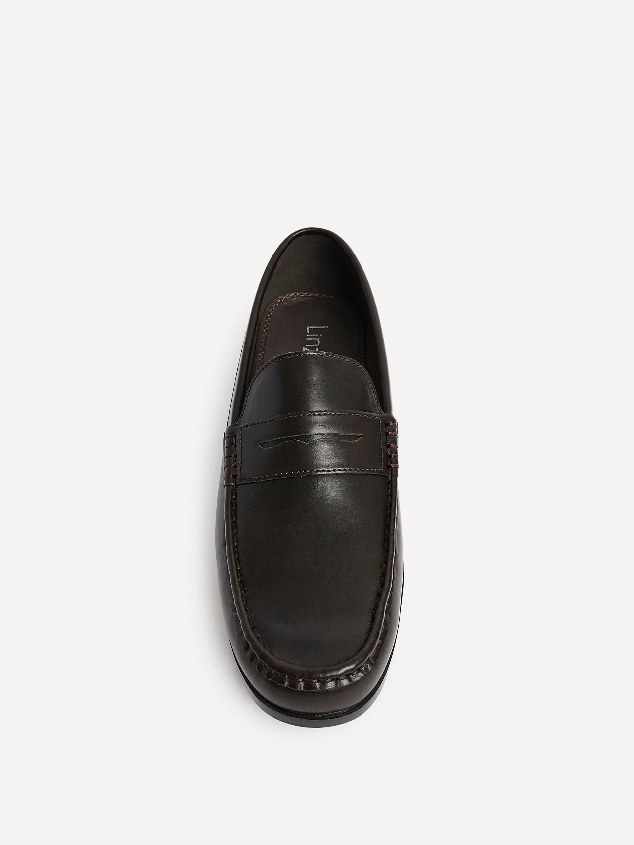 Tommaso Mens Brown Faux Leather Loafers - Image 5