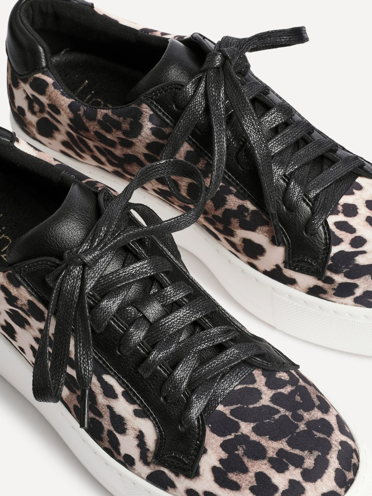 Twyla Leopard Print Trainers - Image 4