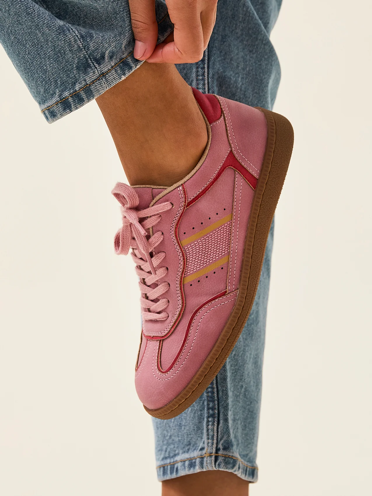 Vortex Pink & Red Trainers