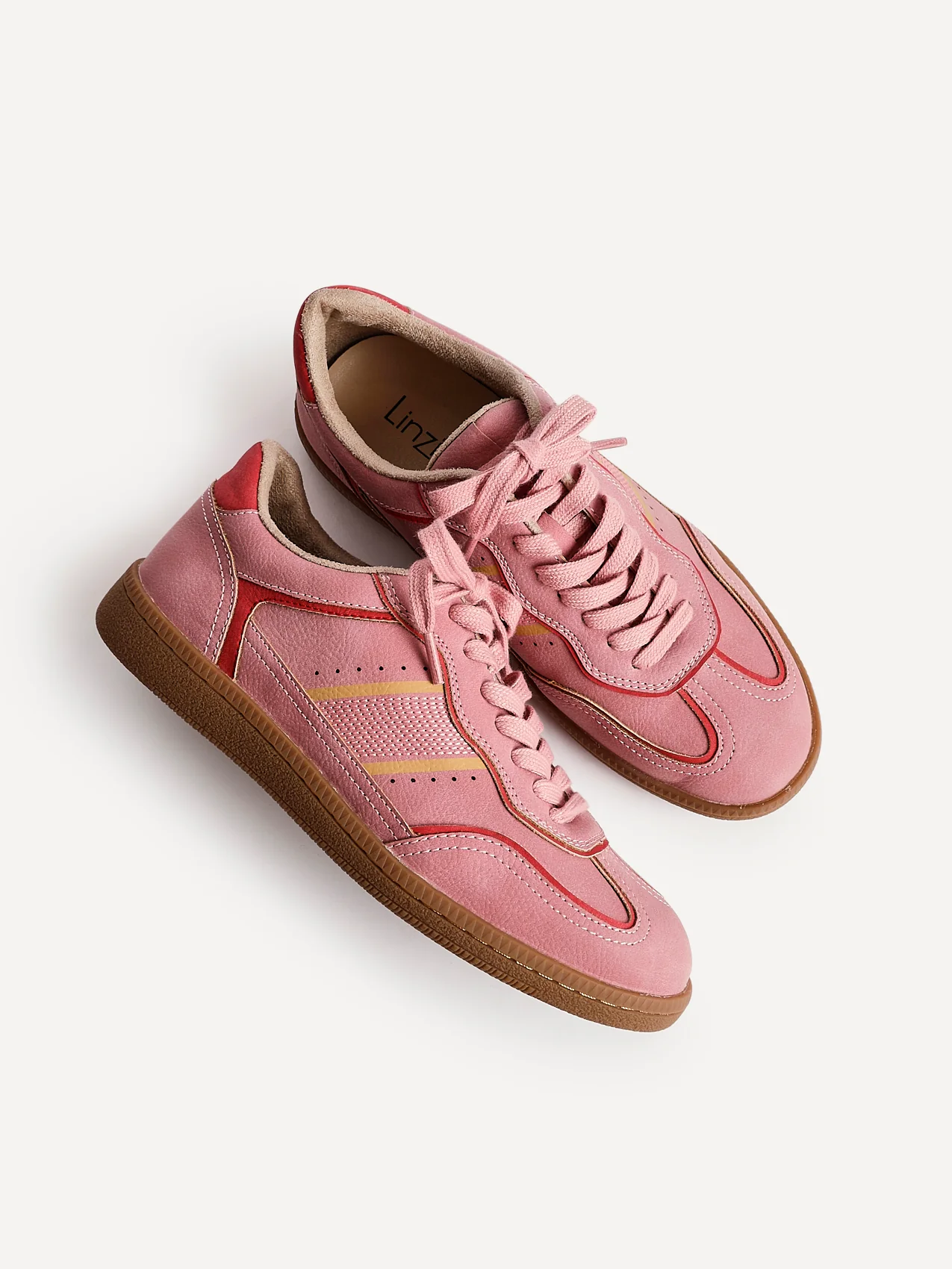 Vortex Pink & Red Trainers - Image 4
