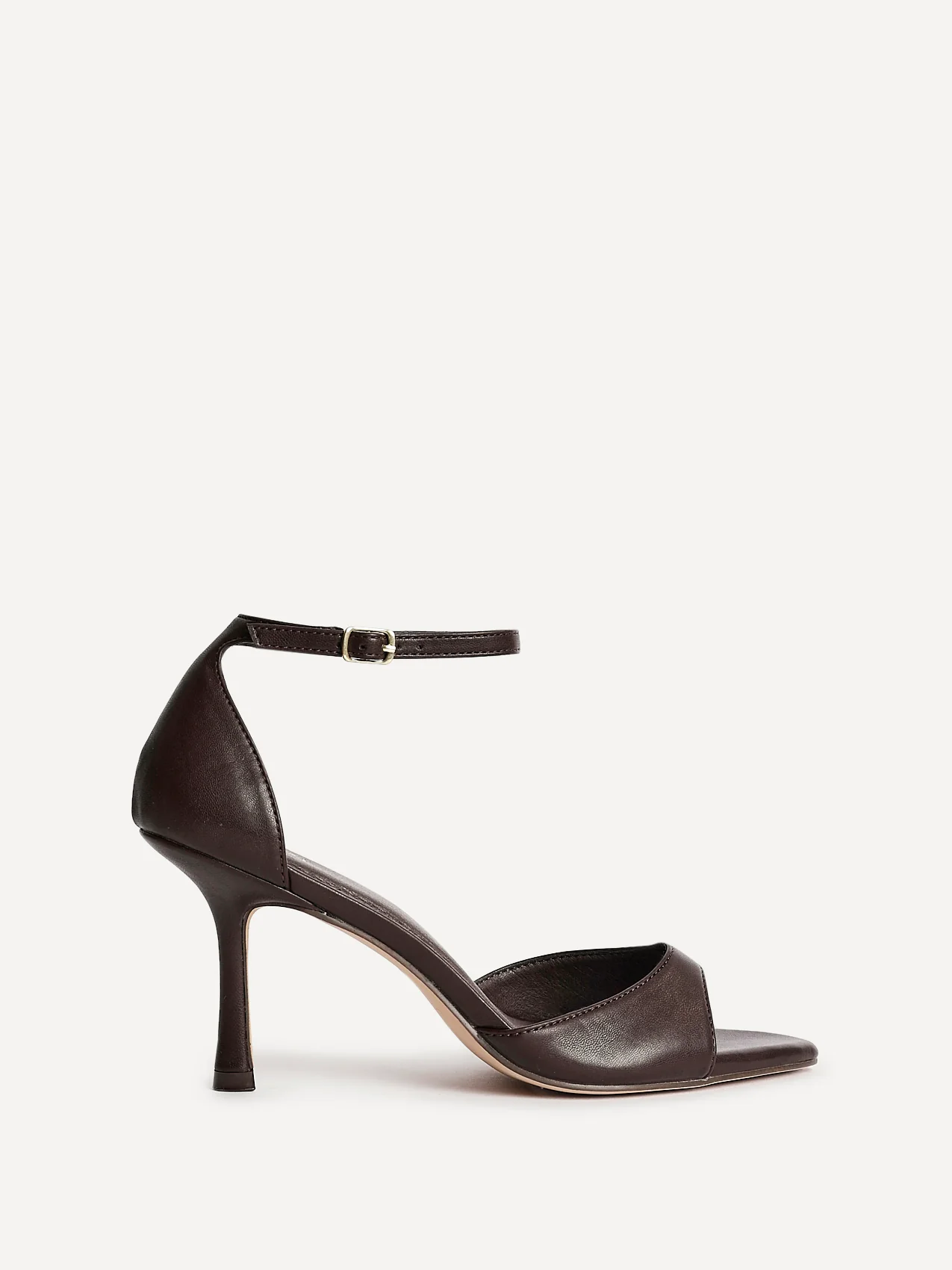 Wanted Brown Faux Leather Pointed Toe Heels - Image 2