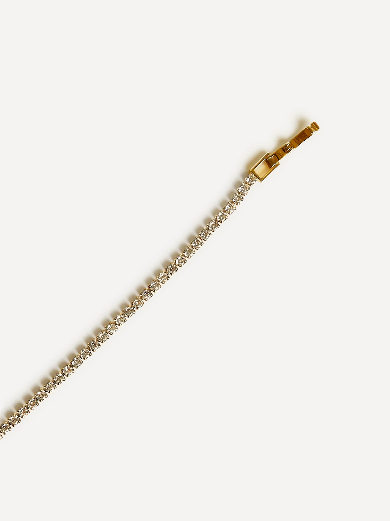Wedlock Gold Crystal Tennis Bracelet - Image 5